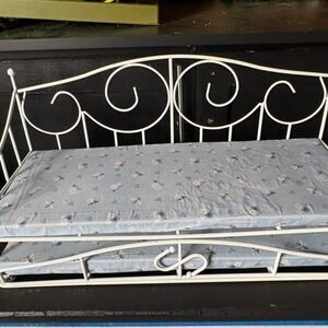 Elegant doll day bed with pullout.